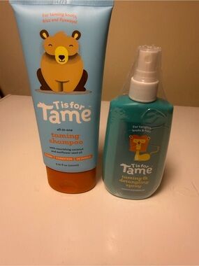 Kids Taming Shampoo & Detangler Spray — Light Blue